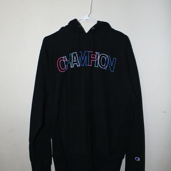 Other - Large Black Champion Hoodie